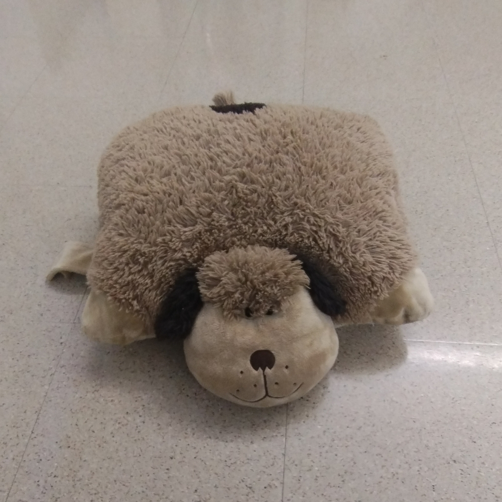 Pillow Pets Dog Brown 18" Plush Stuffed Soft Animal - Picture 4 of 16